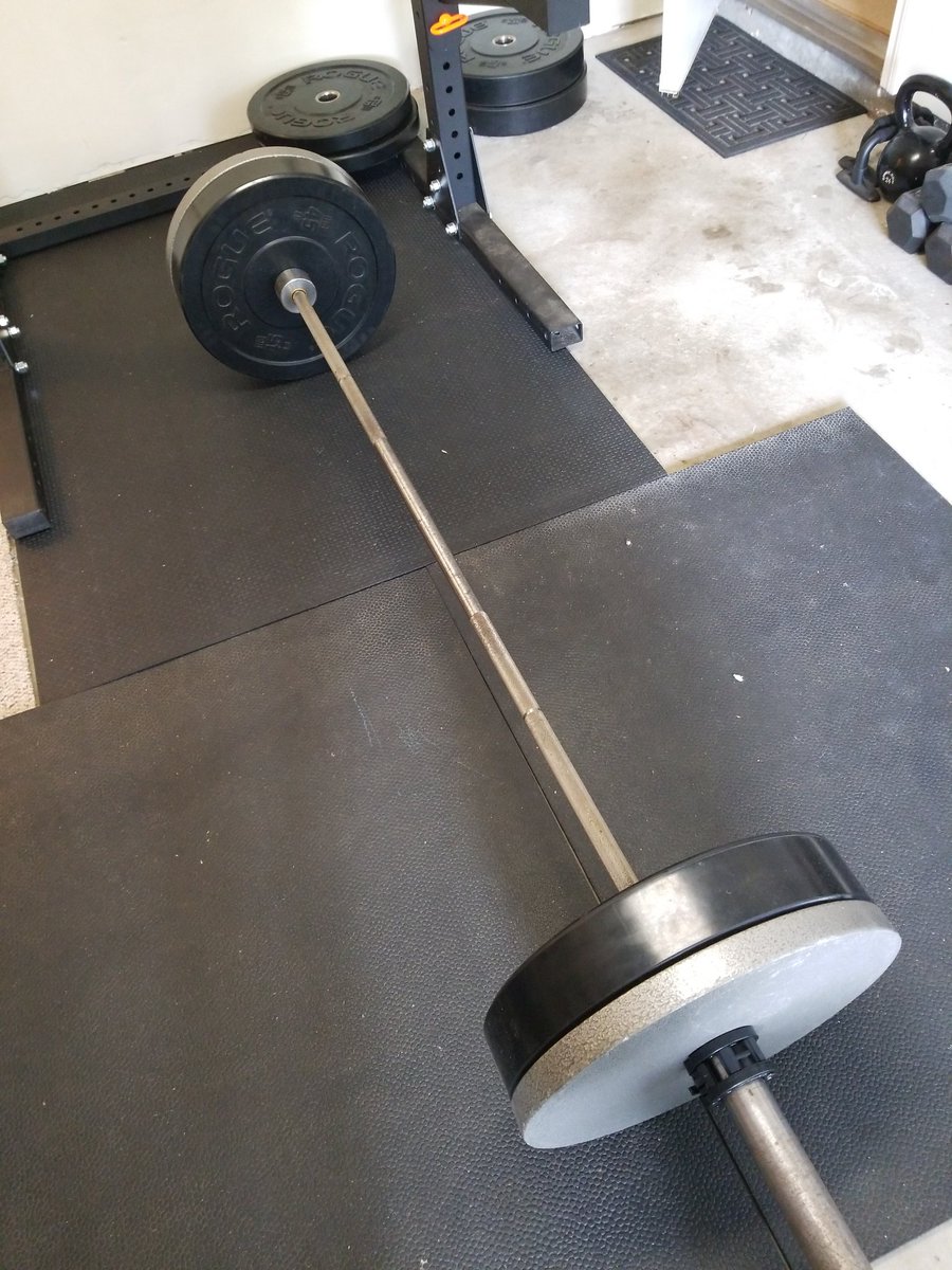 7 weeks into @SS_strength NLP and I hit 225 x5 on my deadlift today, my current PR. So far I've gained about 20 lbs and I've added 90 lbs to my squat and deadlift. This is the most effective program I've ever tried!

#startingstrength #Weightlifting