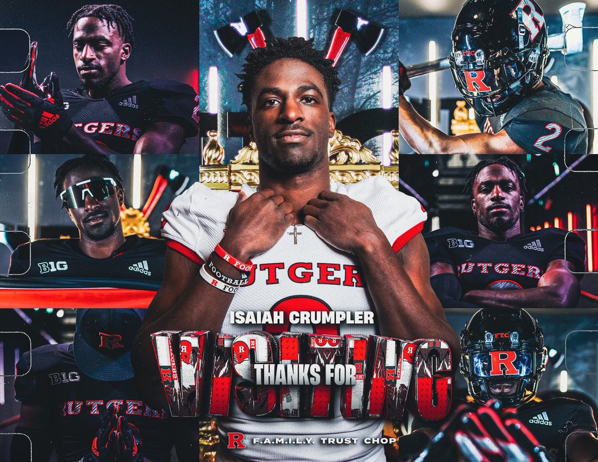 🗣Isaiah “The Next” Crumpler🗣 (@crumplerisaiah) on Twitter photo Great Official Visit, you know the vibes in Jersey🪓🪓🔥🔥 <a href="/RFootball/">Rutgers Football 🪓</a> <a href="/GregSchiano/">Greg Schiano</a> <a href="/CoachValloneRU/">Scott Vallone</a> Great Official Visit, you know the vibes in Jersey🪓🪓🔥🔥 <a href="/RFootball/">Rutgers Football 🪓</a> <a href="/GregSchiano/">Greg Schiano</a> <a href="/CoachValloneRU/">Scott Vallone</a>
