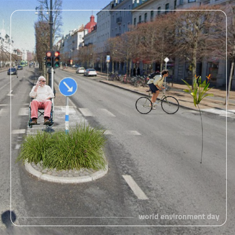 EITUrbanMob's tweet photo. This #WorldEnvironmentDay, let's reconsider the way we move! But where do we start? 👀
Look no further than the inspiring works of the youth from Nordic and Baltic countries, who have taken part in the #TransformYourStreet initiative, inspired by the work of @jan_kamensky 💡👇🏽 https://t.co/rH7dG6CO30