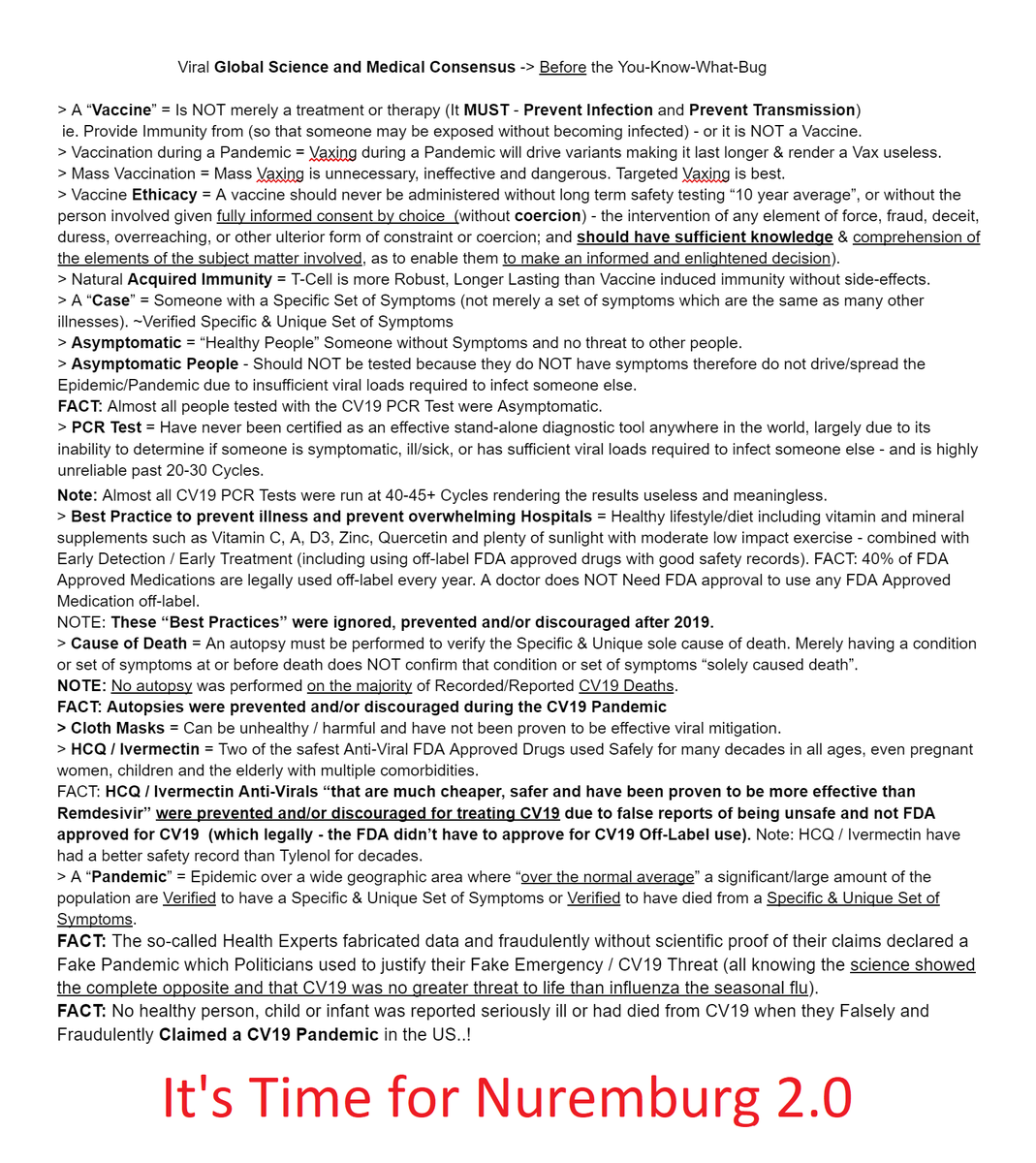 RicardosTravels's tweet image. Anyone pushing the Pseudoscience-based Fake-Threat-to-Life Greater than Influenza ScamDemic LIE should be put to death for their crimes

CV19 99.985% or better on avg Survival Rate

Yet they created a known Toxic Fake-Vax telling everyone it would prevent infection/transmission