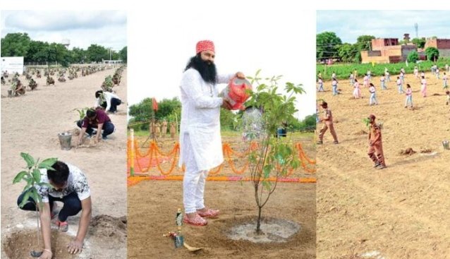 डेरा सच्चा सौदा ने पर्यावरण संरक्षण का उठाया बीड़ा ‘आओ बनाएं स्वच्छ पर्यावरण’ #WorldEnvironmentDay पिछले कुछ दशकों से हमारा पर्यावरण लगातार प्रदूषित हो रहा है। जिससे इस पर रहने वाले जीव-जंतु, जलवायु समेत सभी चीजें प्रदूषित हो रही हैं। जिससे सबके अस्तित्व पर खतरा मंडरा रहा है।