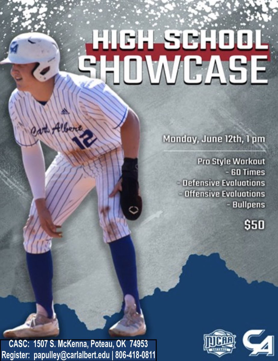 Our first Prospect Showcase of the summer is just over a week away! Looking to wrap up our 2023 fall roster as well as get an early look at the upcoming HS classes!

Registration and event info attached in flyer.