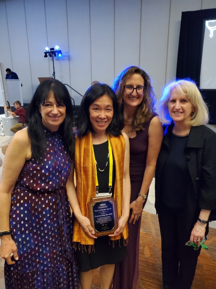 Congrats to <a href="/ConstanceFungMD/">Constance Fung</a> for winning the <a href="/AASMorg/">American Academy of Sleep Medicine</a> Foundation service award for her work as chair of the grant review committee!

<a href="/JenMartinSleeps/">Jennifer L. Martin, PhD</a> <a href="/MichelleZeidle4/">Michelle Zeidler</a> <a href="/DOM_UCLA/">Department of Medicine at UCLA Health</a>