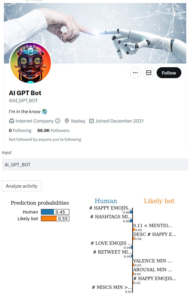 botcheckcl's tweet image. Un bot con soporte de tecnología GPT detectable por @botcheckcl