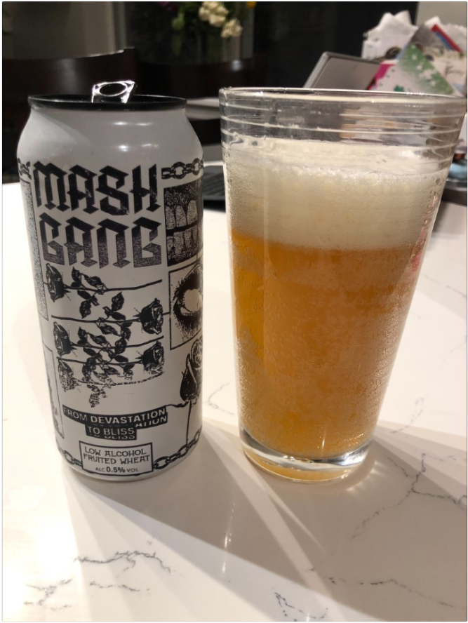 OToolePatrick's tweet photo. My #NewBeersResolution got tuned up a notch when I discovered @gang_mash! 
-From Devastation to Bliss (hearty fruited wheat)
-South Central (pineapple and lime in an IPA?!)
-Sarina Hyena (the right amount of sour &amp; sweet)
-Like Icarus (Refreshing wheat beer)
All amazing.

31 Down https://t.co/3dss55EU6s