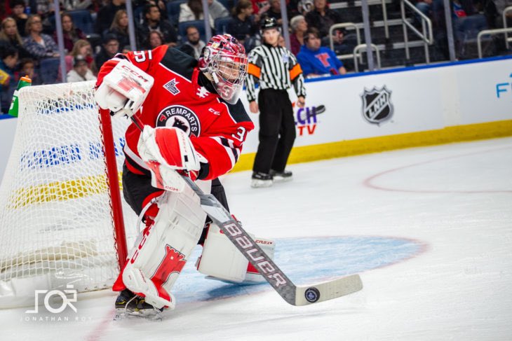 William Rousseau, is the grandson of former #GoHabsGo forward Bobby Rousseau, who won 4x Stanley Cups with the #Habs.

The Quebec Remparts goaltender, picks up a shutout in the #MemorialCup final. 

Undrafted, from Trois-Rivières, Quebec. 

ECHL contract perhaps?

@HabsUnfiltered