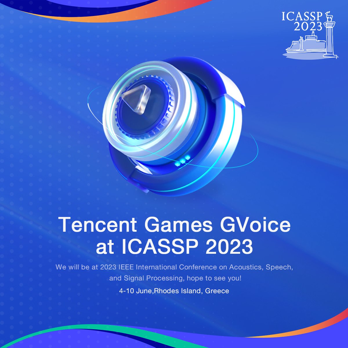 Tencent Games GVoice paper “Low-Complexity Acoustic Echo Cancellation with Neural Kalman Filtering” is selected by ICASSP 2023. Welcome to join us on GitHub fjiang9.github.io/NKF-AEC/ or meet us on 4-10 June, Rhodes Island, Greece.