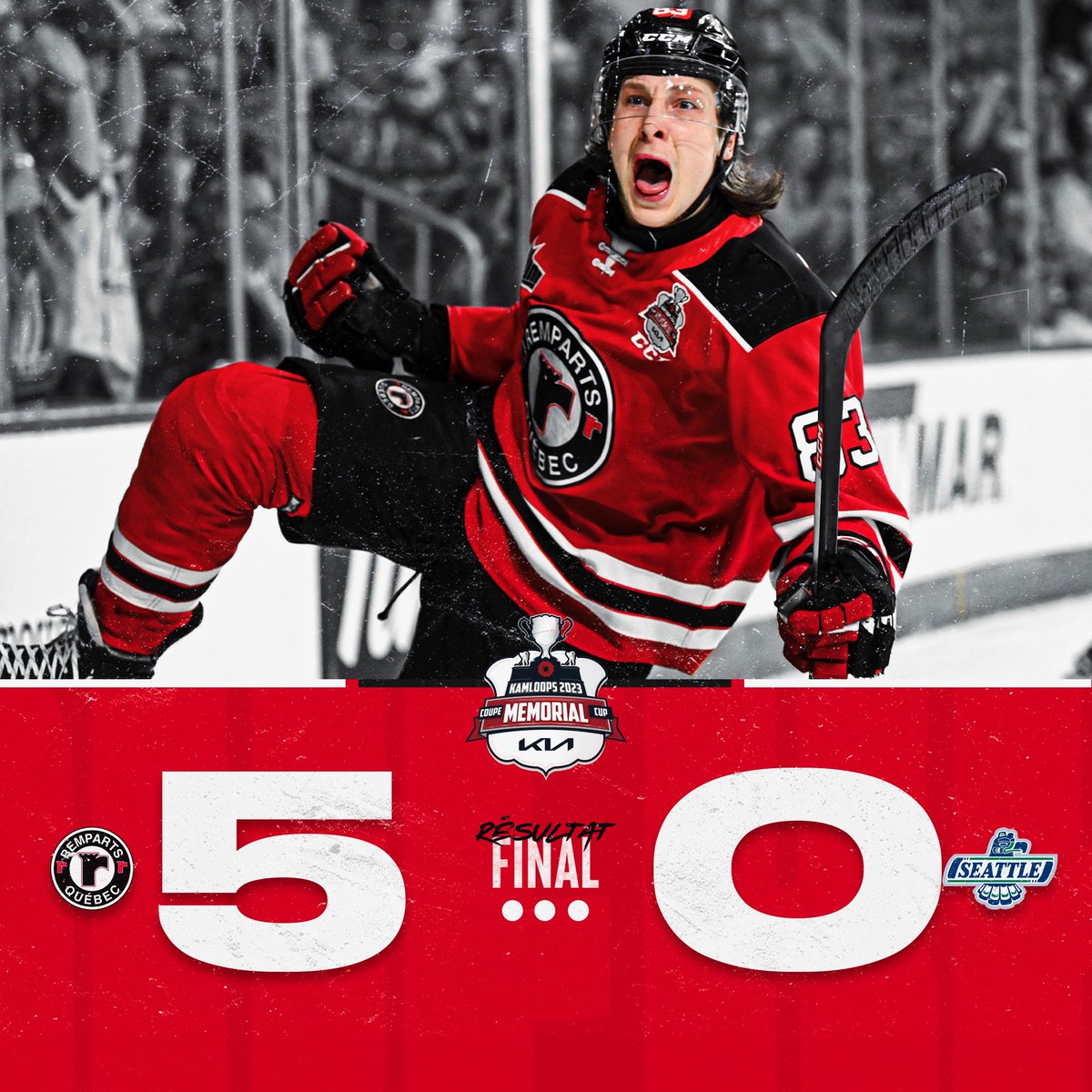 quebec_remparts's tweet image. NOUS SOMMES CHAMPIONS DE LA COUPE MÉMORIAL! 🏆

#DeQuébecPourQuébec