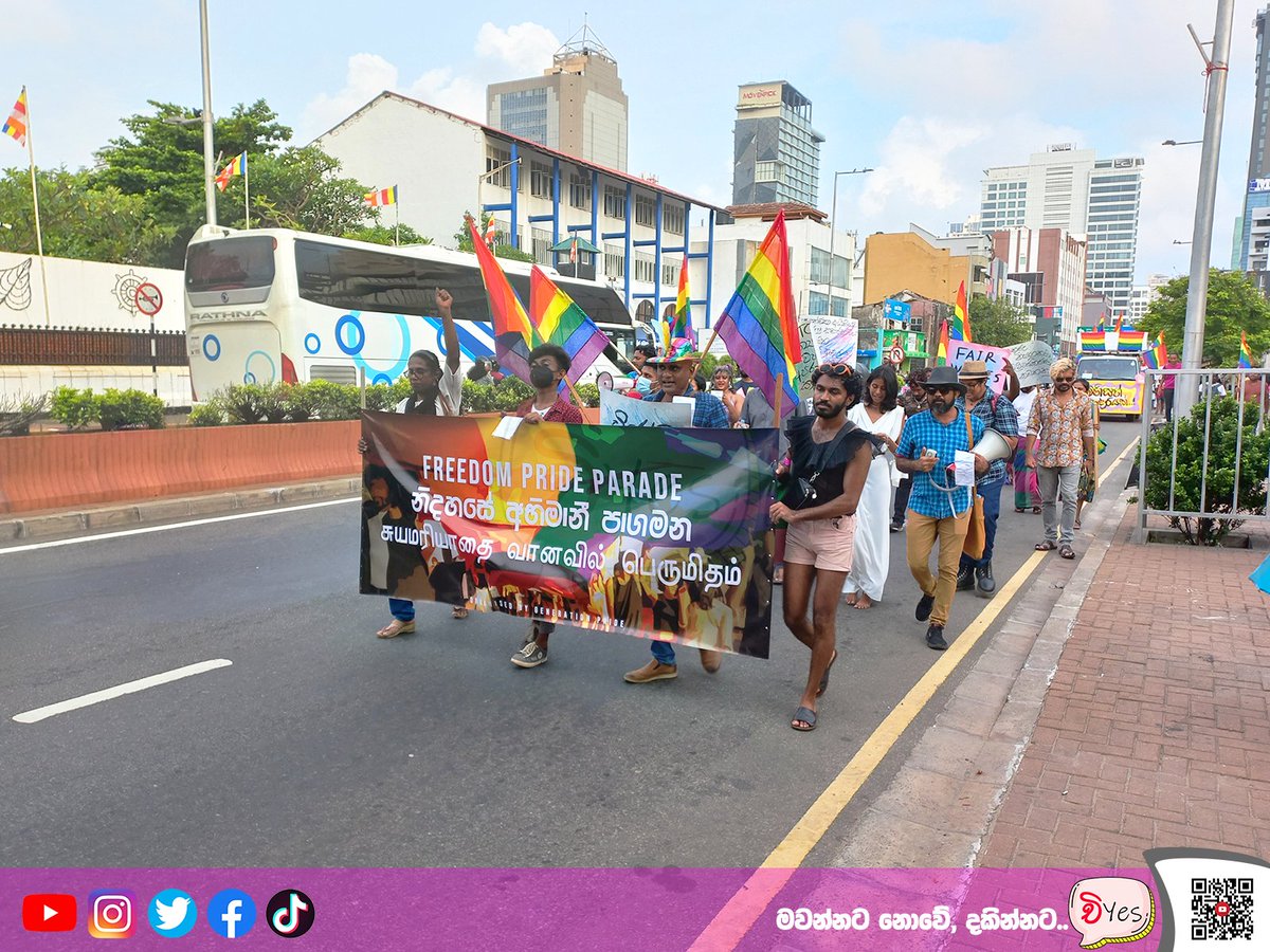 cheers_srilanka's tweet photo. (3) 2023 නිදහසේ අභිමානී පාගමන Freedom PRIDE Parade 2023 (04.06.2023) Organised by: #GenerationPride #humanrights #LGBTQIA #LGBT #PRIDE #queer #lka #SriLanka #cheerssrilanka @_EQUALGROUND_ @H2Hlanka @NTN_SL @EquiteSriLanka @YOHSLT @jaffnasangam @Venasa_VTN @CwdfLanka @Jaffnatgn https://t.co/KfSgWQABn9