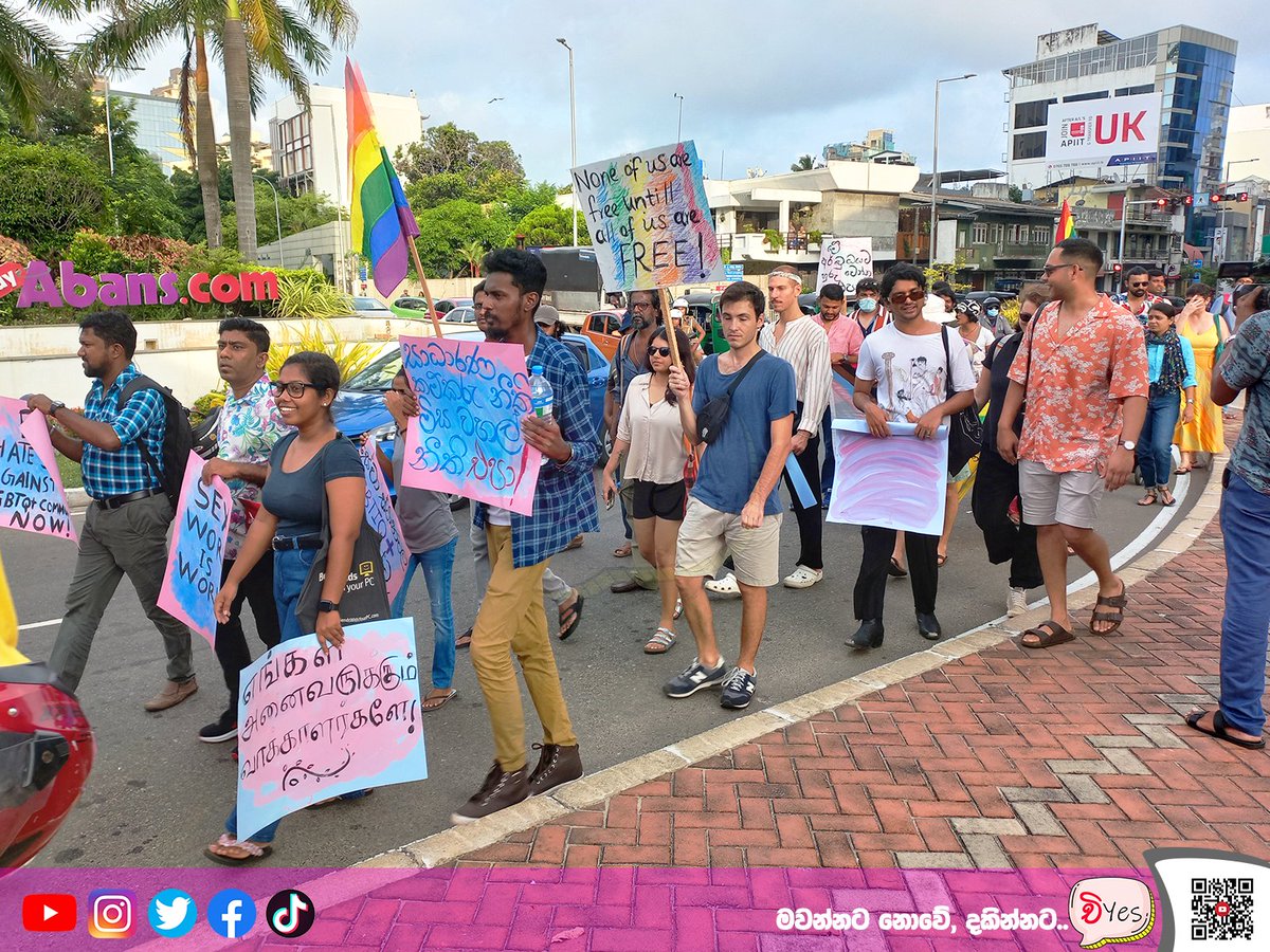 cheers_srilanka's tweet photo. (3) 2023 නිදහසේ අභිමානී පාගමන Freedom PRIDE Parade 2023 (04.06.2023) Organised by: #GenerationPride #humanrights #LGBTQIA #LGBT #PRIDE #queer #lka #SriLanka #cheerssrilanka @_EQUALGROUND_ @H2Hlanka @NTN_SL @EquiteSriLanka @YOHSLT @jaffnasangam @Venasa_VTN @CwdfLanka @Jaffnatgn https://t.co/KfSgWQABn9