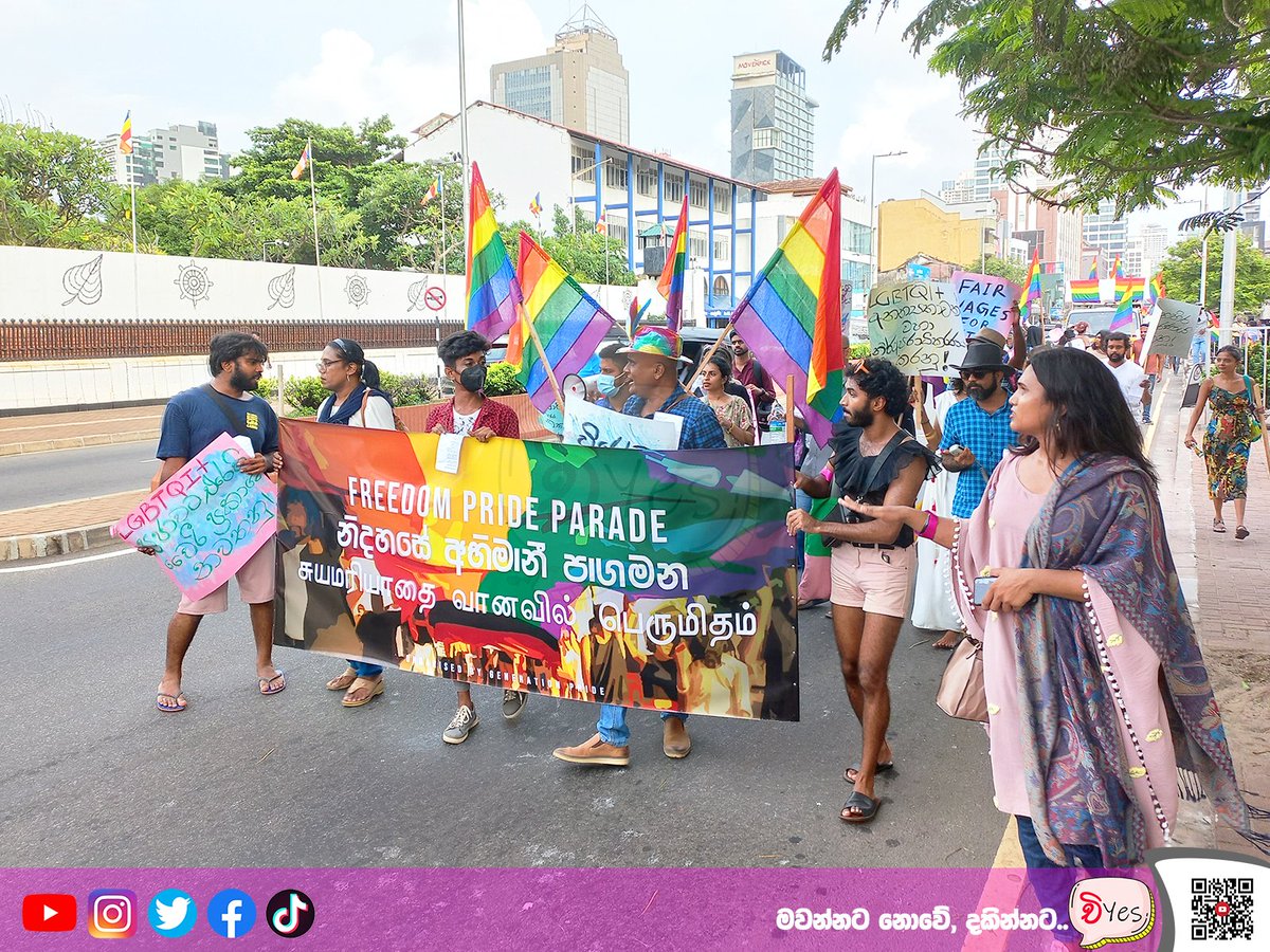 cheers_srilanka's tweet photo. (4) 2023 නිදහසේ අභිමානී පාගමන Freedom PRIDE Parade 2023 (04.06.2023) Organised by: #GenerationPride #humanrights #LGBTQIA #LGBT #PRIDE #queer #lka #SriLanka #cheerssrilanka @_EQUALGROUND_ @H2Hlanka @NTN_SL @EquiteSriLanka @YOHSLT @jaffnasangam @Venasa_VTN @CwdfLanka @Jaffnatgn https://t.co/wKRnQEBisI