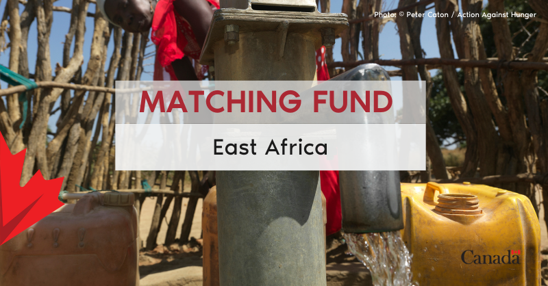 CanadaDev's tweet photo. The Government of Canada will match individuals’ donations to @humcoalition made from May 1 to June 30, 2023, to a maximum of $5 million in response to the conflict, climate and hunger crisis in East Africa. #HumanitarianFunds #ClimateChange #ConflictImpact