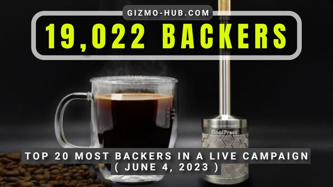 top 20 most backed live crowdfunding june 2023