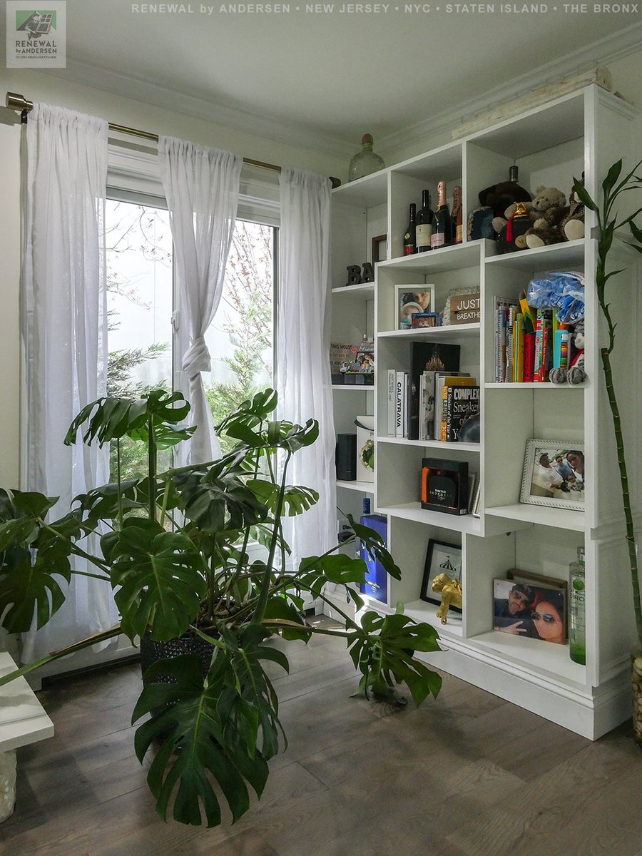 Trendy family room with new sliding window we installed
. . . . . . . . . .
Find out more about replacing your home windows -- Contact Us Today! 844-245-2799 -- Renewal by Andersen New Jersey, NYC, Staten Island and The Bronx
#renewalbyandersen #newjersey #windowcompany #remodel