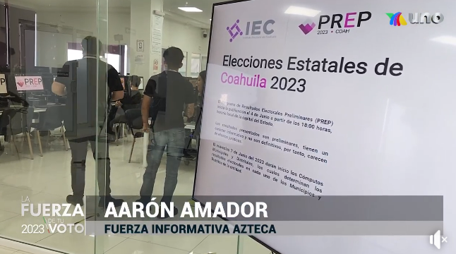 #LaFuerzaDeTuVoto Nuestro compañero Aarón Amador, nos tiene información del Programa de Resultados Electorales Preeliminares (PREP).
 #Elecciones2023
facebook.com/watch/?v=56147…
