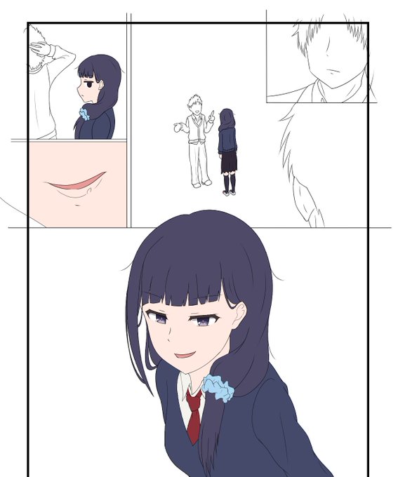 今描いてる途中のやつです
早く完成させたい 