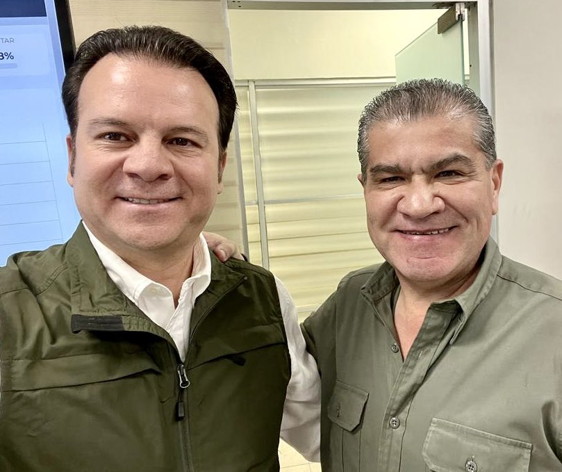 Amigo gobernador @mrikelme, el triunfo de la Coalición, hoy en #Coahuila, tiene mucho qué ver con el gran trabajo que has hecho al frente del gobierno; representa, en buena parte, el refrendo a la confianza y a los resultados de tu administración. ¡Mi reconocimiento y mi