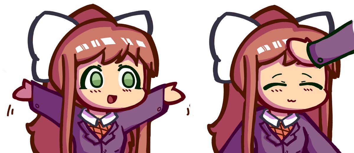 Monika wants something from you.
#DDLCfanart #DokiDokiLiteratureClubPlus