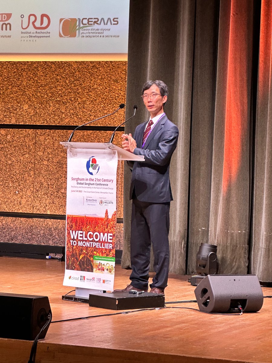 Welcome from Haekoo Kim@FAO representative and Technical Advisor for the Office of the Director Plant Production and Protection Division. Dr Kim invites delegates from #sorghum2023 to celebrate #IYM23 by being an integral part of the collaborations and discussion on sorghum.