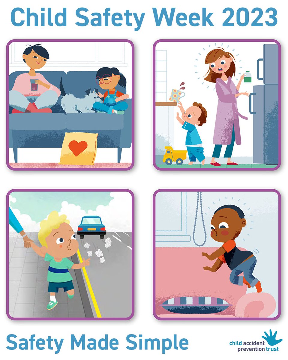 #ChildSafetyWeek starts today! This year’s theme is #SafetyMadeSimple and we’ll be sharing the surprising dangers you may not know about and the simple solutions to stop them.

Please help us reach as many families as possible by liking, sharing and tagging your friends.