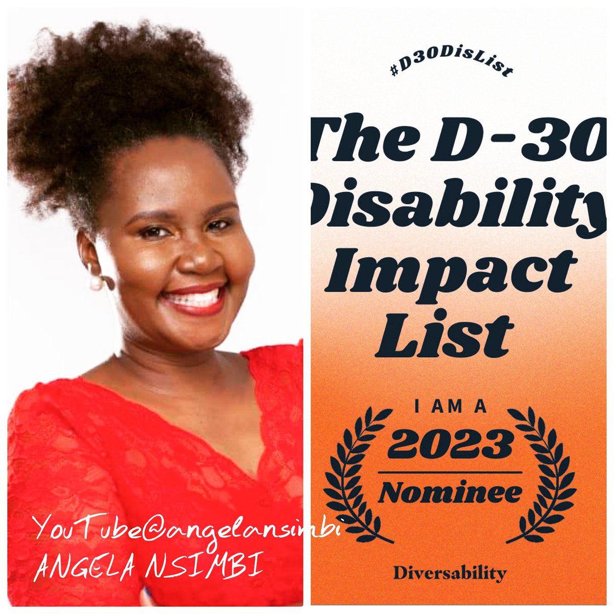 I am honoured to be nominated to Diversability 4th annual D-30 Disability Impact List! Stay tuned in July-if am selected as an honoree. 
Psalm23:5
 #D30DisList
@MMyjourney @MinofHealthUG @BenjalinaT @OdokiJ @mystoryinitiat1 @DrilebaDaniel @ADDUganda1