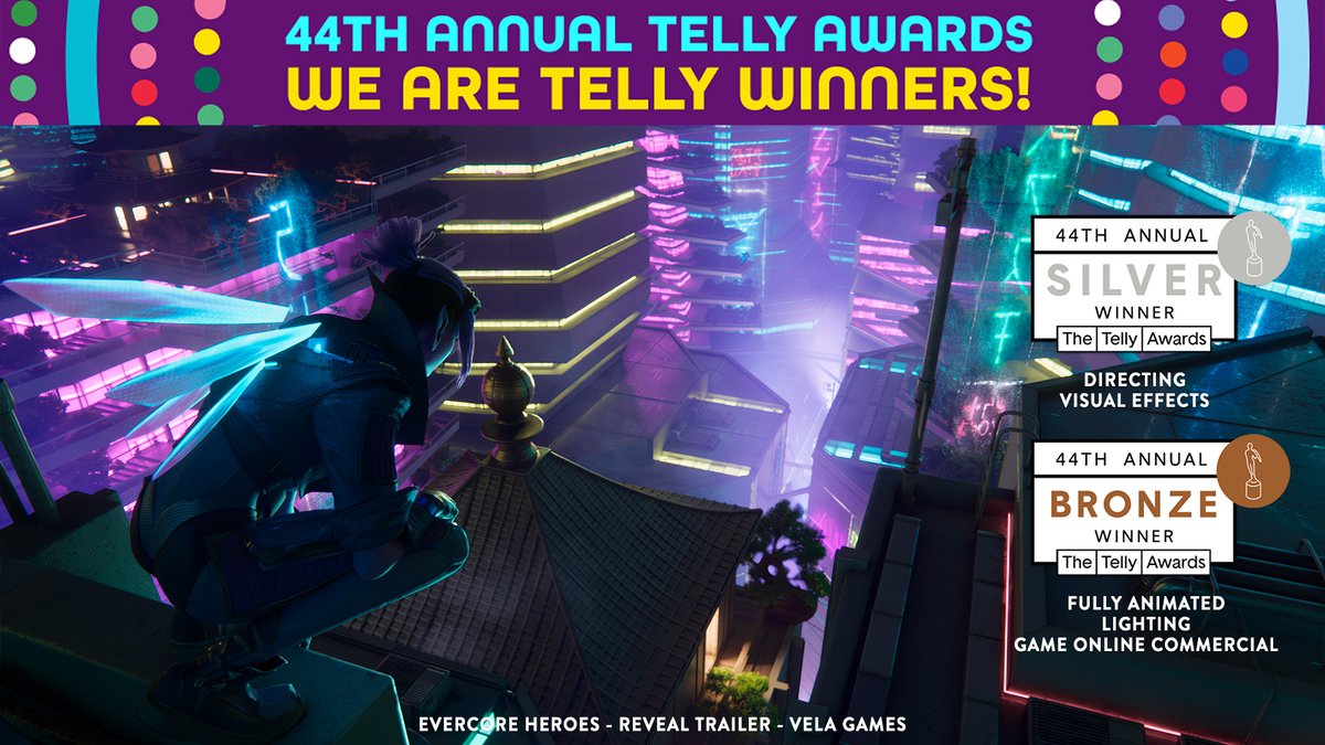 Proud to share that <a href="/CapsuleStudio/">Capsule</a> has been recognized at the prestigious <a href="/tellyawards/">The Telly Awards</a>! Our work for Behemoth &amp; Evercore Heroes trailers won no less than 12 awards🏆It's an honor to have our work recognized at this level!! Congratulations to the team and our partners! 😘