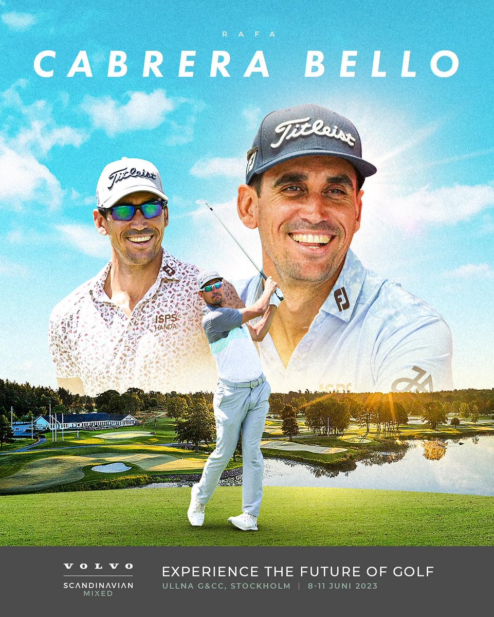 scandimixed's tweet photo. T-3 days. 
The sun is shining at Ullna and we welcome @RCabreraBello &amp; @DodoMolinari to #themixed.
Experience the future of Golf with
@DPWorldTour &amp; @LETgolf https://t.co/54W3rh12uK