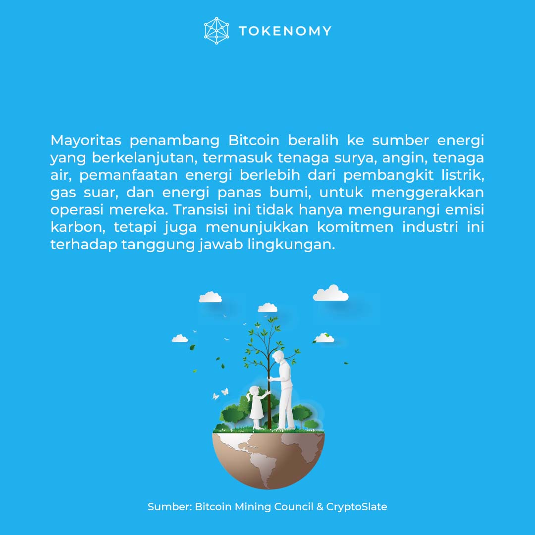 Tokenomy_id's tweet photo. Mari tingkatkan kesadaran mengenai sisi yang lebih #ramahlingkungan dari #penambangan #Bitcoin di #HariLingkunganHidup Sedunia ini! Bersama-sama, kita bisa menciptakan #dunia yang lebih #berkelanjutan dan ramah lingkungan bagi generasi mendatang. #BTC #kripto #Tokenomy https://t.co/MrKS2H0KpJ