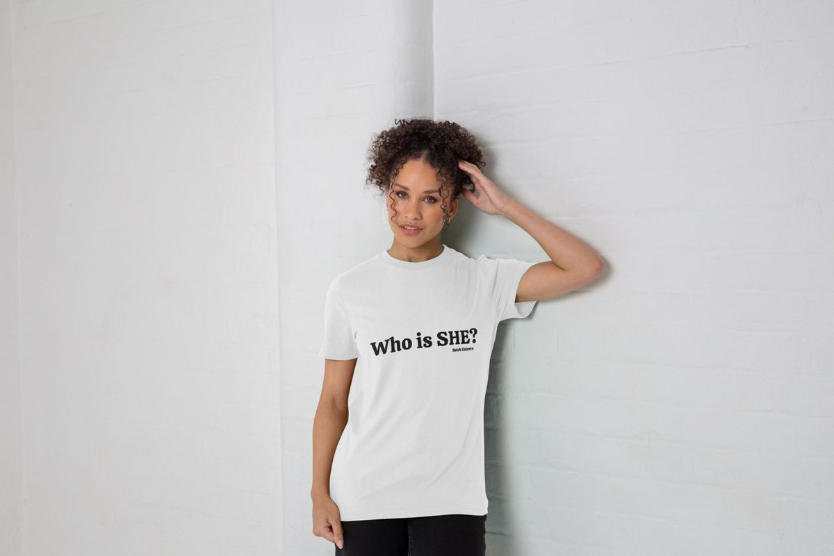 No idea. You? butchunicorn.com/product/who-is…

#butchunicorn #organicclothing #organictshirts #sustainability #tshirts #tshirt #whoisshe #whoisshe💋