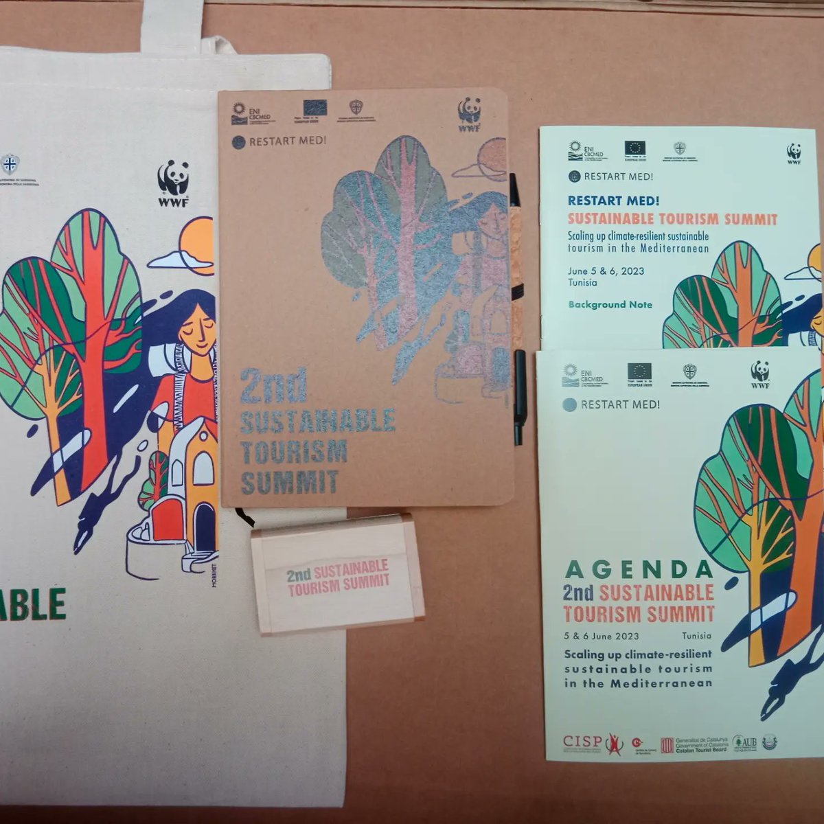 Setting it all up for the big event! 
The second SUSTAINABLE TOURISM SUMMIT organised by @WWFTunisie for our project!
Follow us online or get here starting in a little bit!
@ENICBCMed <a href="/EUinmyRegion/">EUinmyRegion🇪🇺</a> <a href="/EUinArabic/">EUbilAraby</a> @eu_near <a href="/euneighbours/">EU Neighbours</a> <a href="/CISPorg/">CISP</a>