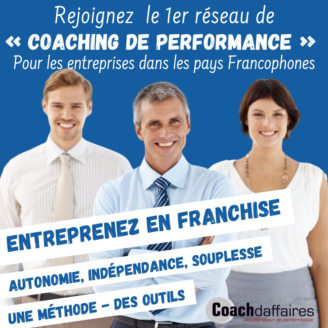 Le réseau COACHDAFFAIRES recherche des entrepreneurs talentueux dans toute la France et les grandes villes Francophones. 
Rejoignez le 1er réseau de « COACHING DE PERFORMANCE » dans les pays Francophones 
👉 bit.ly/2HJ5J8Q
#entrepreneuriat #entrepreneur #dirigeant