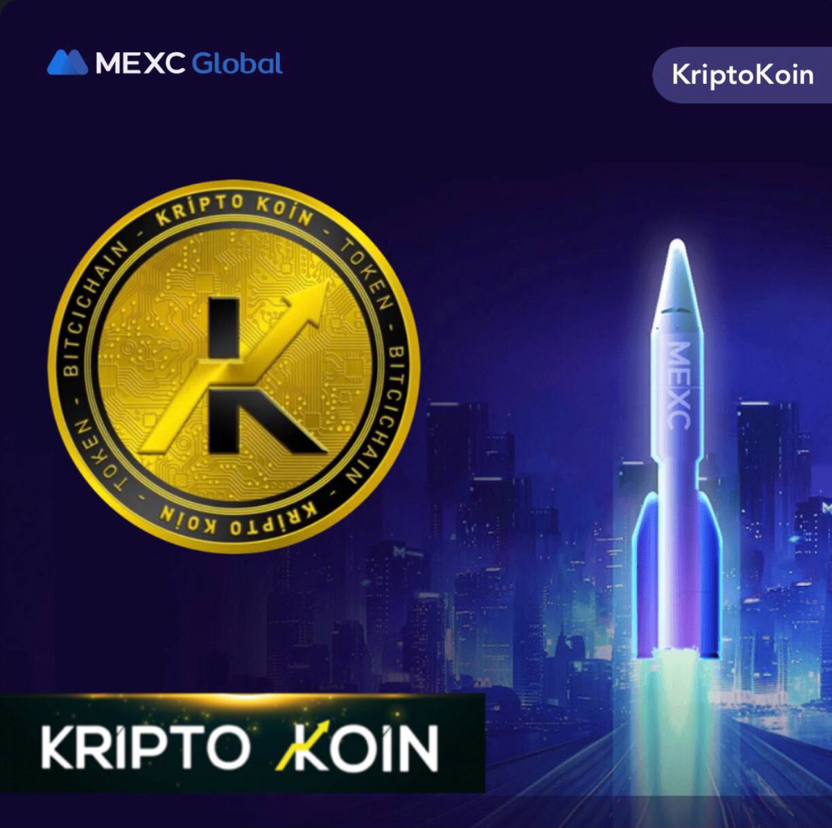 Güçlü yatırımcı topluluğuna sahip #KRIPTO
 
<a href="/HuobiGlobal/">火币HTX</a>
, #XT ,  
<a href="/BitciGlobal/">Bitci Global Network</a>
<a href="/CoinMarketCap/">CoinMarketCap</a>
<a href="/coingecko/">CoinGecko</a>
 dan sonra 👇
 5 Haziran 2023 Türkiye Saati 11:00 itibarıyla 
@MEXC_Global
 de  🎯
#Mexc_Global #HUOBI
#FACupFinal #DFBPokalFinale #BarcelonaSC #kriptopara #KriptoKoinHolders