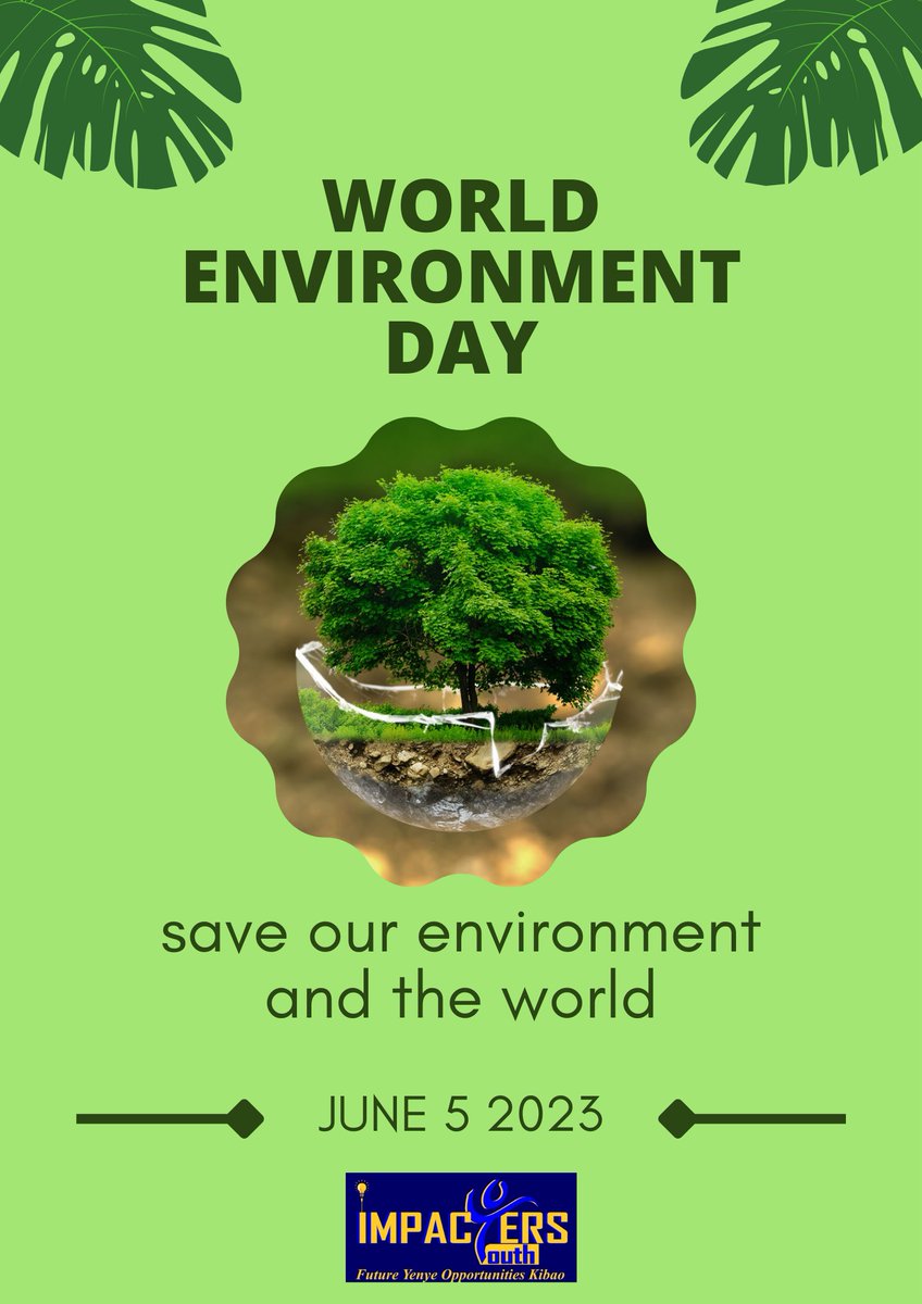 It is our responsibility to keep our surroundings clean and green and we all must make the best of our efforts to do so, to save our Mother Earth and live happily.
Happy World Environment Day.

#WorldEnvironmentDay 
#SDG13 
#Noplasticwaste