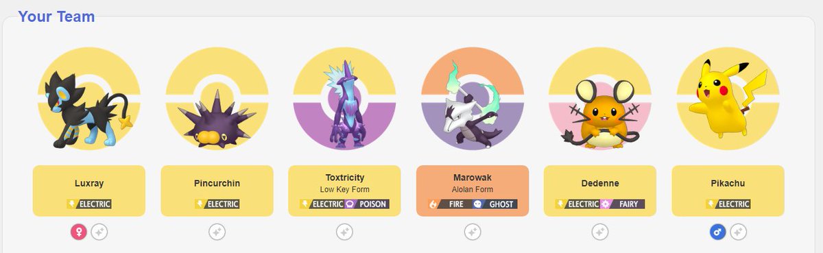 Jumping on the trend! Funny how I got electric and that I'm a robot. Kinda funny I think.

(Picked ghost types too since I'm technically dead ;-;)