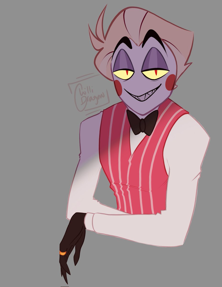 I'm doing a thing. It's a WIP still. I'm gonna do a whole background for this...

#HazbinHotel #HazbinHotelLucifer #HazbinHotelFanArt #Lucifer #LuciferMorningstar #HazbinHotelArt