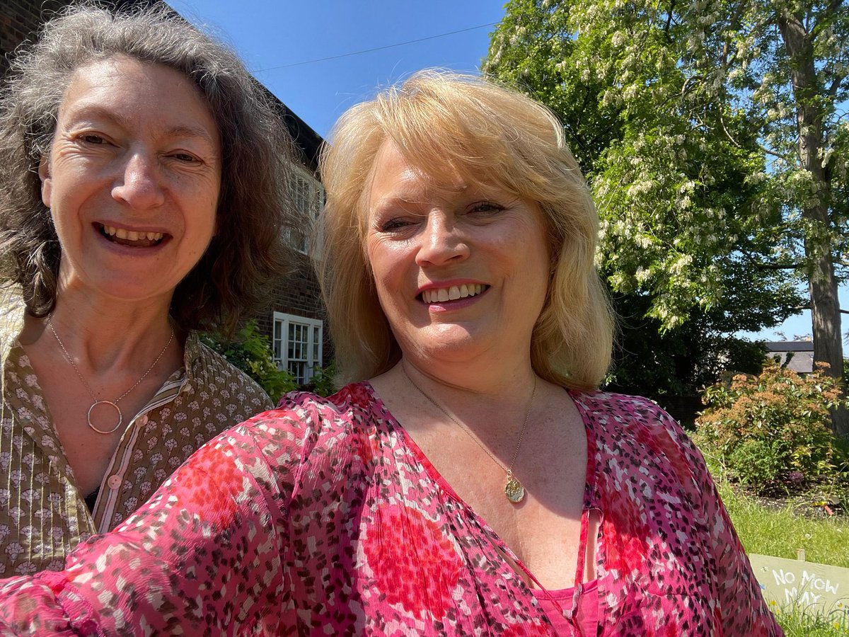 It's #WorldEnvironmentDay and yesterday SPO's Tricia Ninian was enjoying the post service sunshine with Kate Paul, Eco-champion at St Paul's Church, the home of St Paul's Opera.  The church holds an Eco Church Silver Award!
.
.
#WorldEnvironmentDay2023 #EcoChurch #StPaulsOpera