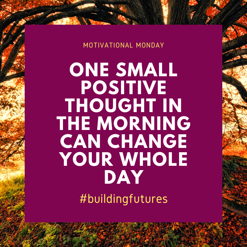 Good morning and happy new week! 💜 #motivationalmonday #buildingfutures
