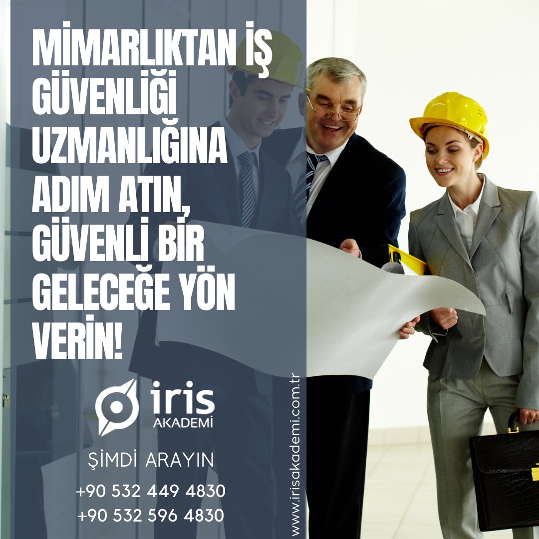 irisisgkursu's tweet photo. Mimarlıktan İş yaşamı uzmanına adım atın! Güvenli bir geleceğe yön verin... 💼🔨

📌https://t.co/2EafeIxVew

@irisisgkursu 

#Mimarlık #ÖnceGüvenlik #KariyerHedefleri https://t.co/hiZF91hWHJ