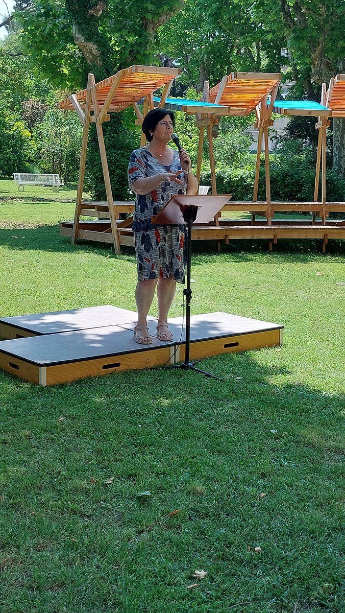 FacEducMtp's tweet photo. Inauguration des aménagements dans le jardin de la @FacEducMtp site de Carcassonne réalisés grâce à la Résidence d'artiste "Lamicale".
Organisé par le Service Art et Culture de @umontpellier
Financement #Cevec avec le soutien de la #DRAC https://t.co/BKEWFRupY0