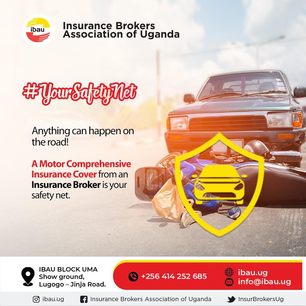 InsurBrokersUg's tweet photo. Don’t start the week blindly!
Take out a Motor Comprehensive Insurance Cover as #YourSafetyNet today.
The comprehensive coverage protects the car owner from third-party legal liability claims in the event of an accident.
#IBAU #MotorComprehensiveCover #MotorInsurance #MondayMotivation