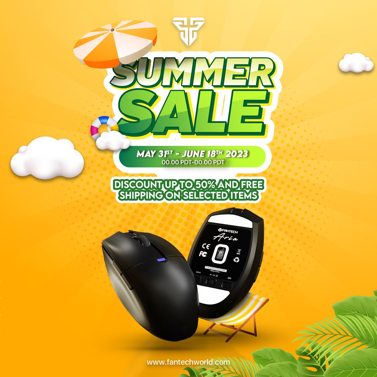 Fantech on Twitter "📢Fantech Summer Sale event! Massive savings on our