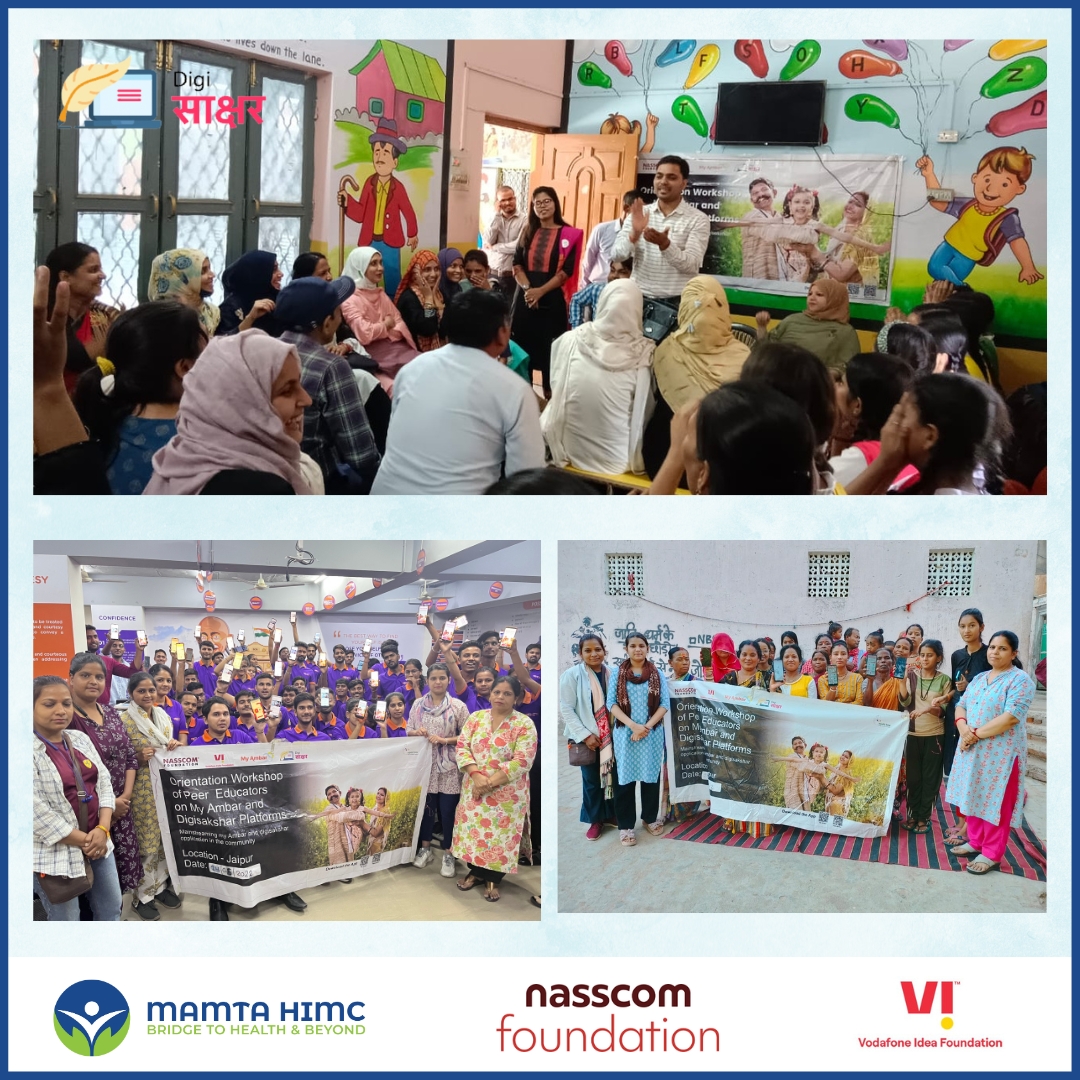 MamtaHIMC's tweet photo. In May, more than 15 training &amp; awareness sessions were conducted in schools, colleges &amp; community gatherings in #Bahraich &amp; #Lucknow, #UP, and #Jaipur, #Rajasthan. Team members actively promoted #Digisakshar &amp; #MyAmbar, to raise community awareness for women's safety. #SafeSpace https://t.co/R0qWUeKg40
