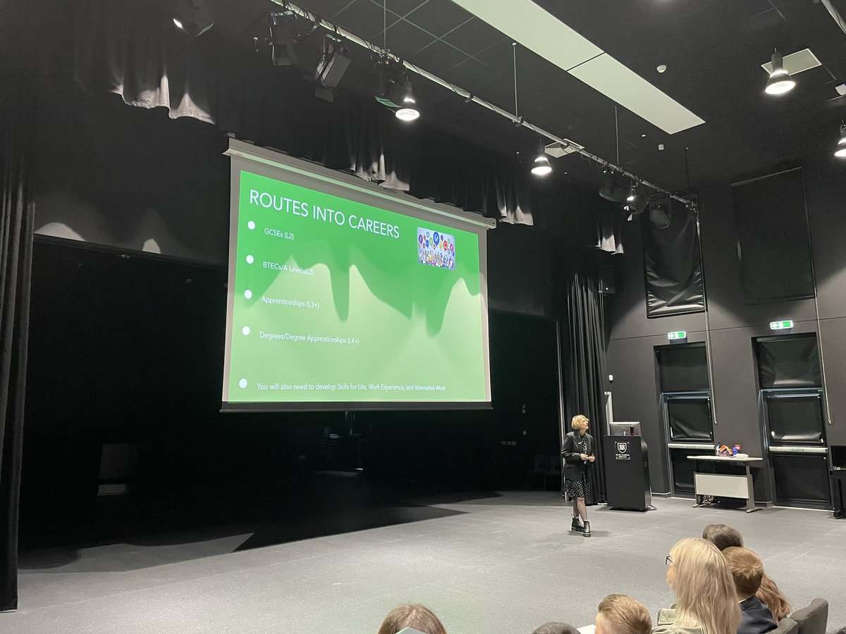 Thank you to Mrs Jones from @ConnellCollege for talking to our students about their next steps.

#SucceedTogether
#TheBelleVueDifference