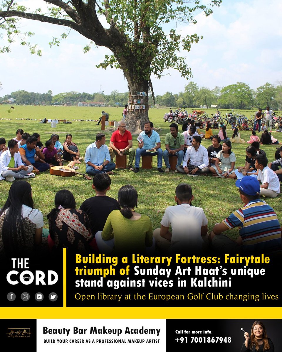 thecord_in's tweet image. Building a Literary Fortress: Fairytale triumph of Sunday Art Haat ´ s unique stand against vices in #Kalchini 

The open library at the European Golf Club is changing lives

Read more: instagram.com/p/CtGRT98IZio/…

#BooksWorthReading #Art #library #Literature #TheCordIndia