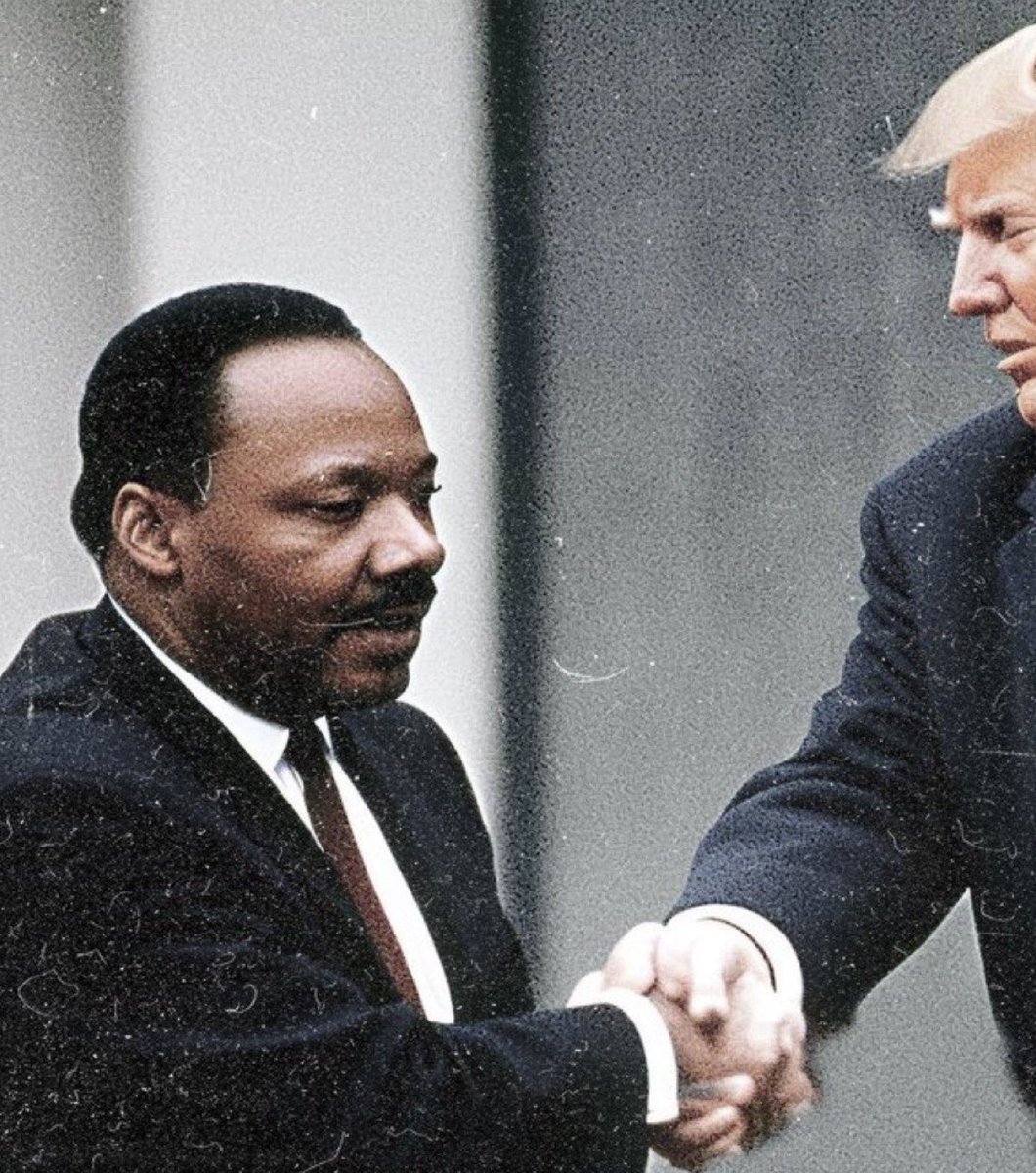 Chad Landings on Twitter: "Colorized photographs of Donald Trump's
