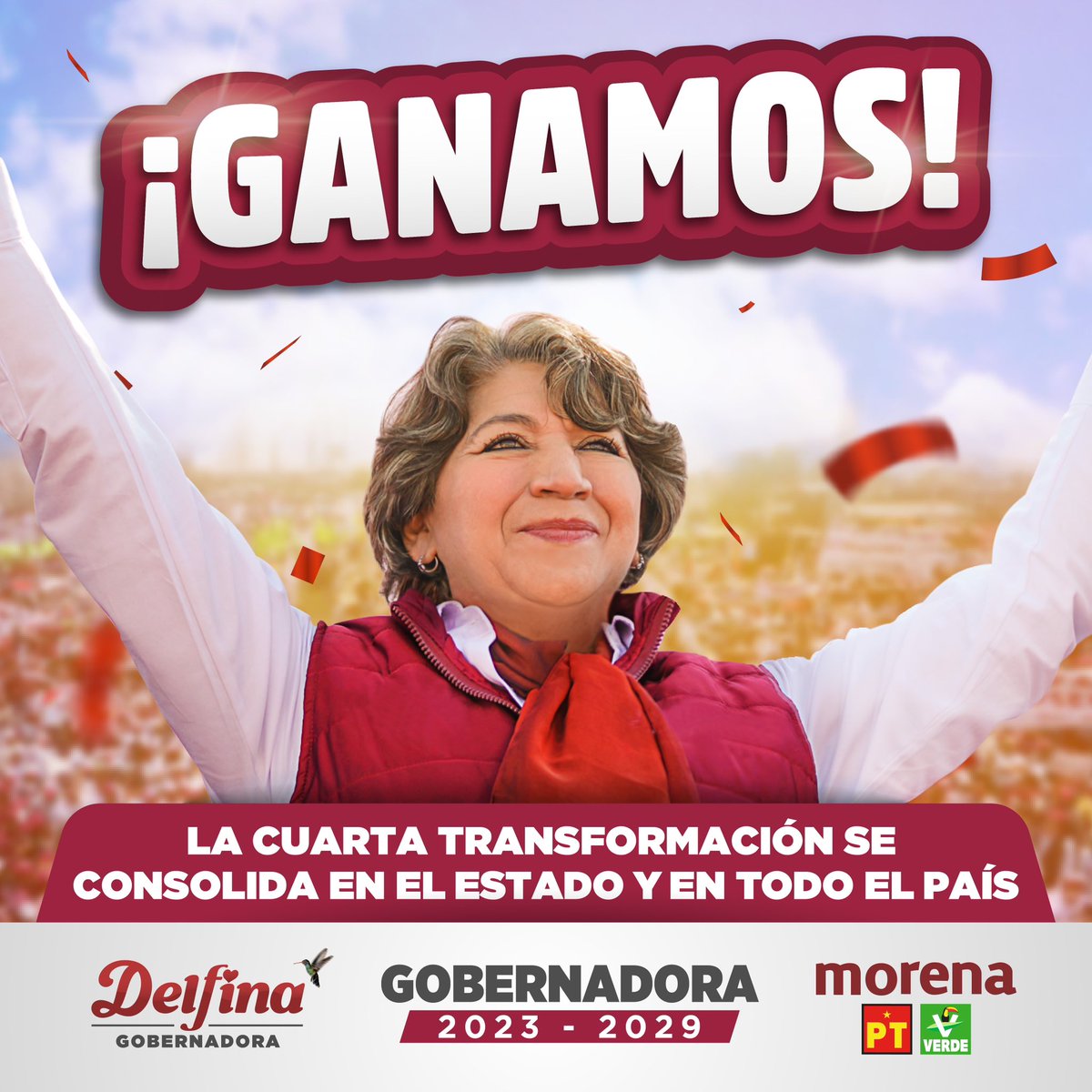 SPudo's tweet photo. @pedroferriz3 @ElFinanciero_Mx @AlejandraDMV Jajaja el #PRIANRD no entiende ganó el pueblo y mandá #DelfinaGobernadora https://t.co/pn3fTKbpqa