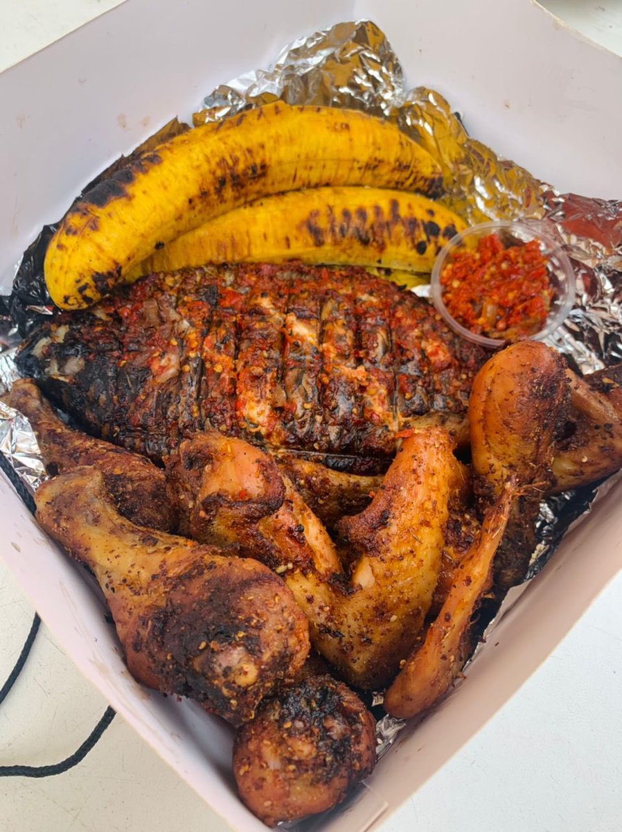 Happy meal box 1 is back on the menu..

Grilled tilapia 
Catfish bbq
Grilled bole 
Drumsticks &amp; more 
.
.
Every,Thursday Friday &amp; Saturday.
to place an order ⬇️
WhatsApp: 054 116 4017
Call : 023 627 4774
