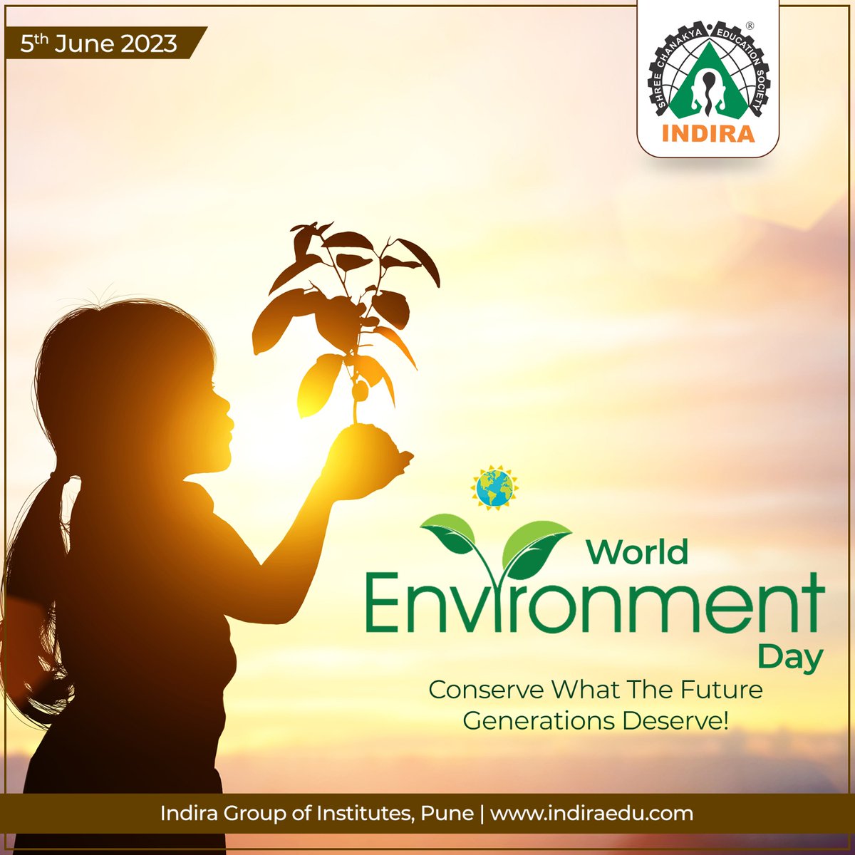 IndiraPgdm's tweet photo. Let’s be the change we wish to see in the world 
Go green, think green, and make our planet a better place on World Environment Day.
Happy World Environment Day!"
🌍🌿 
https://t.co/DwPVs8jRCt

#WorldEnvironmentDay #enviroment #earth #motherearth #nature #love #planet #trees https://t.co/GDxqjnrWYk