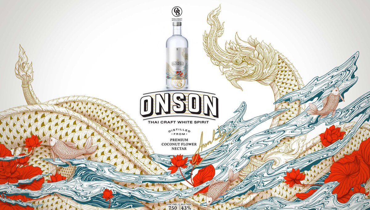 เป็นลายที่ตอนออกแบบคือ ค่อนข้างเครียดและไม่มั่นใจมากๆ แต่ตั้งใจสุดๆ เพราะไม่ถนัดวาดเส้นแนวลายไทยเลย จึงผสมนั้นผสมนี้ตามสไตล์ของตัวเองเข้าไป แต่ตอนนี้ผลตอบรับออกมาทำเอารู้สึกว่าภูมิใจมากสุดๆ กับงานนี้ ❤️🥃 #ONSON #สุราก้าวหน้า 

cr. ประชาชนเบียร์ / ปวีณสกลนคร