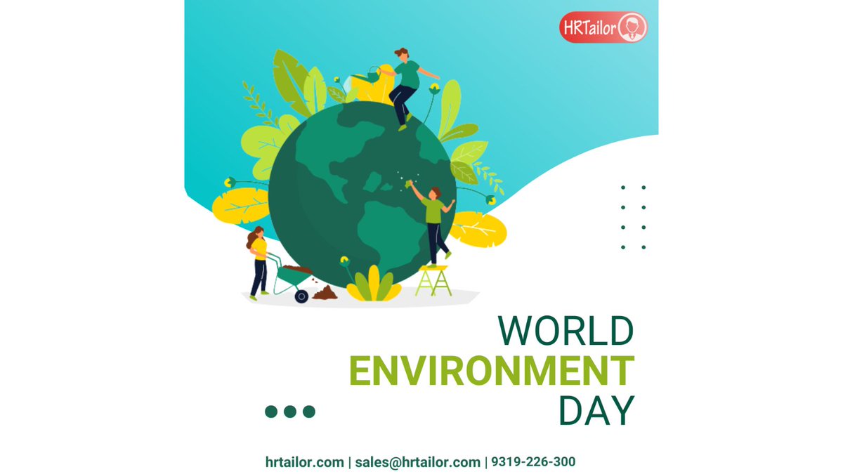 The Earth is Our Home, and it's up to us to Take Care of it. Let's Protect our Precious Planet. World Environment Day!

HRTailor.com | sales@hrtailor.com | 9319-226-300

#HRTailor #hroutsourcing #mumbai #Monday #hrservice #WorldEnvironmentDay #SaveThePlanet #saveearth